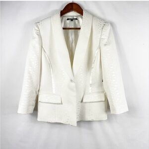 Elegant White Women's Blazer